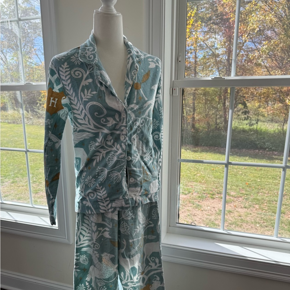 Pottery Barn Teen Harry Potter Mystic Mint Pajama Set
